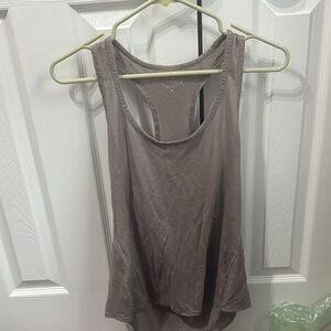 Athleta Brown Racerback Tank Top